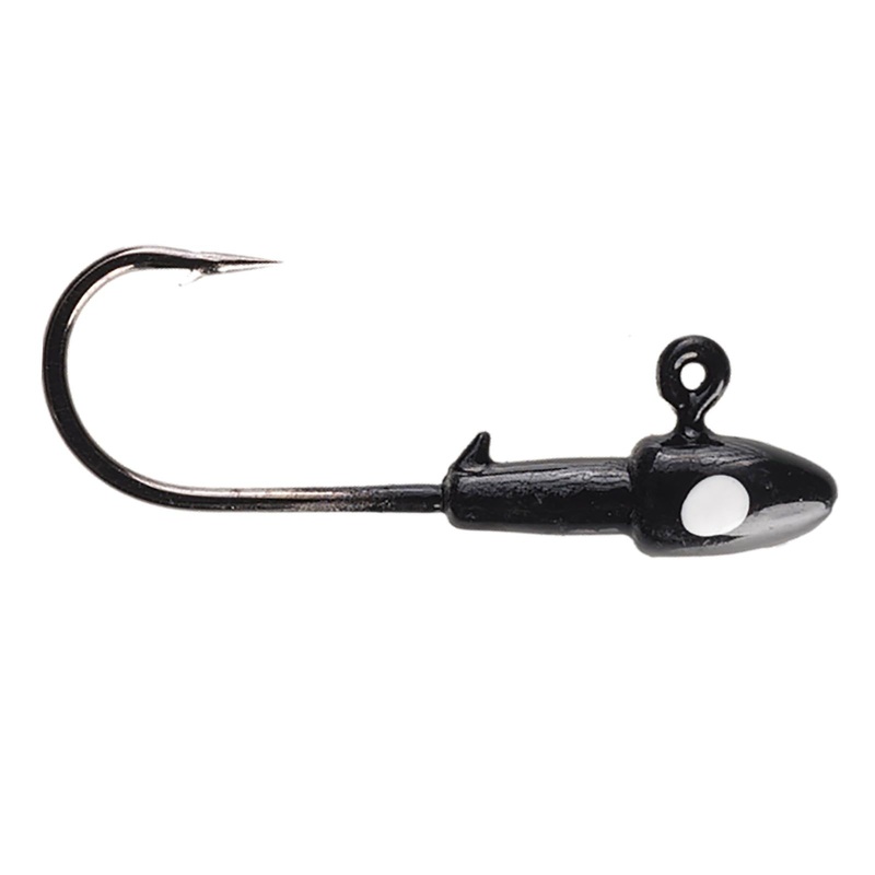Freaky Frank's Jig Heads | Black; 1/32 Oz.