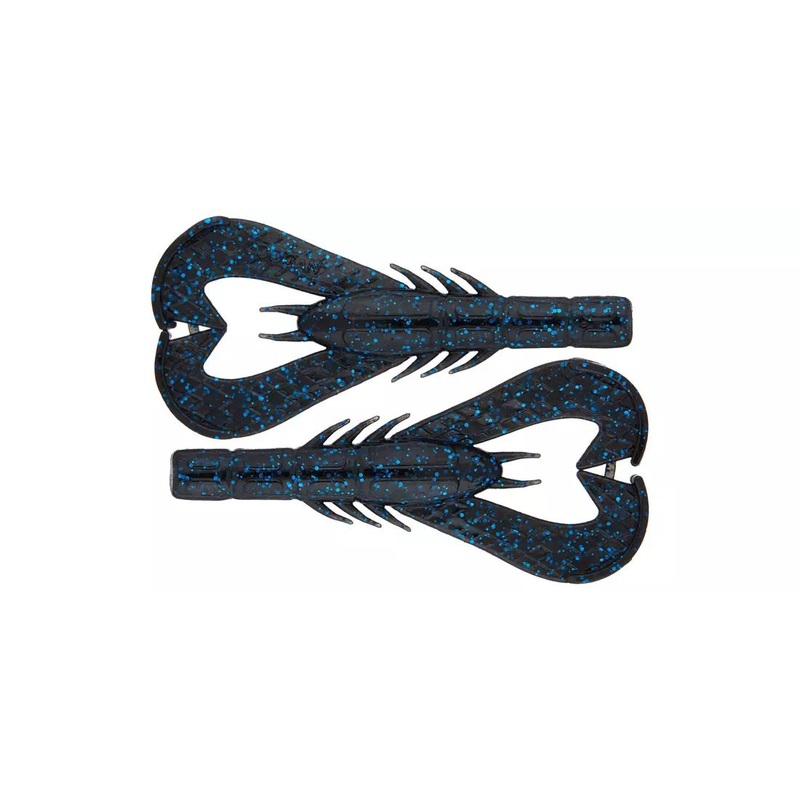 Googan Baits Krackin' Kraw Jr. Soft Bait Black/Blue