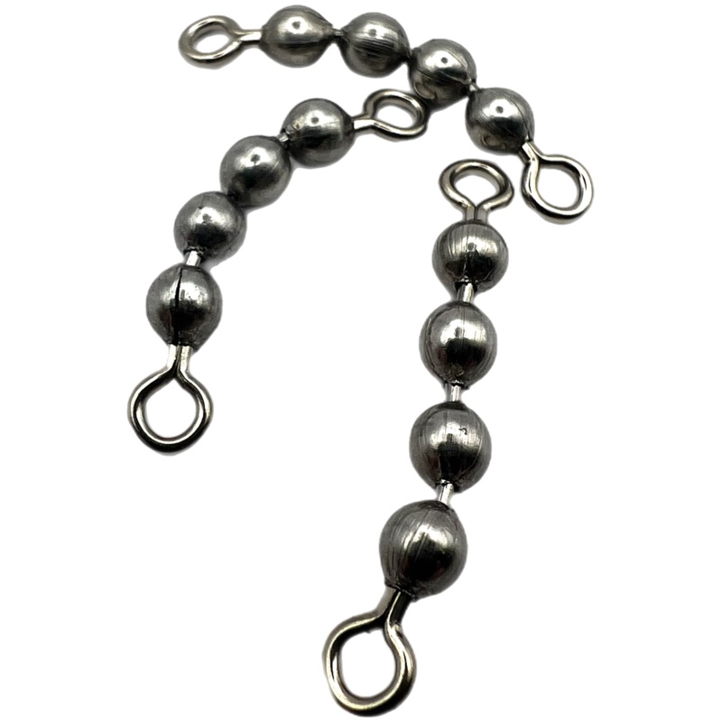 Hawken Fishing Stainless 4 Bead Chain Swivel
