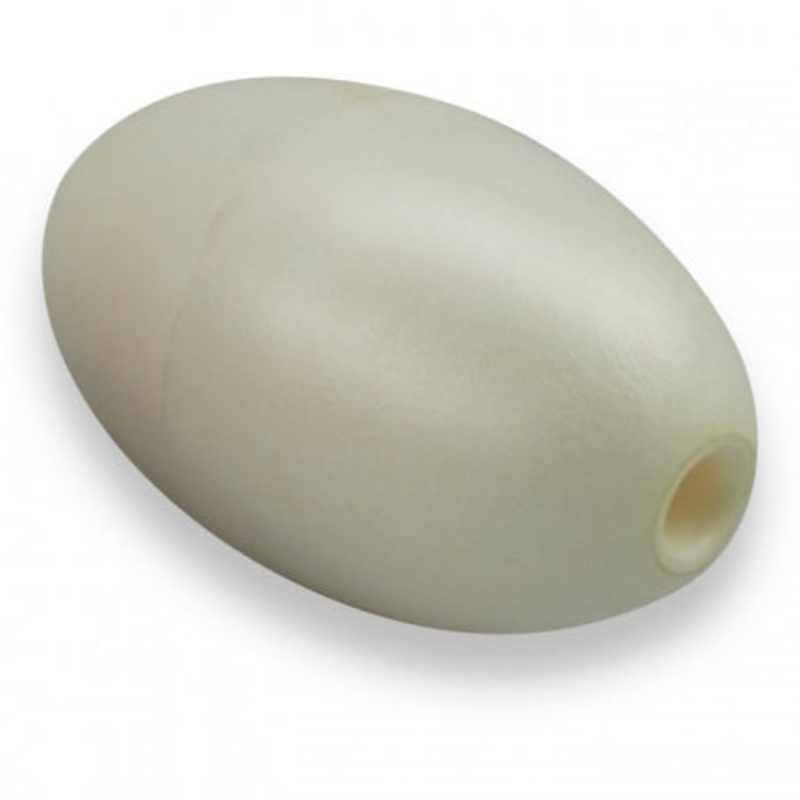 Promar PVC Commercial Style Fishing Buller Float 3  X 5  White