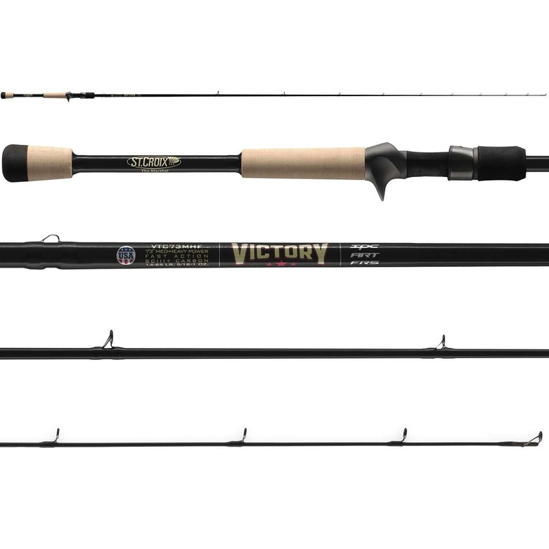 St. Croix Victory Bass Casting Rod - VTC71MHF