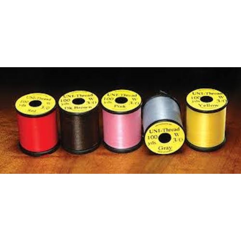 UNI Products 3/0 UNI-Thread - White - 100 Yards