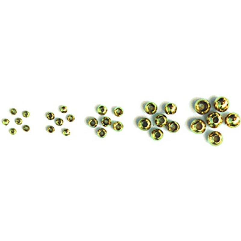 Cyclops Bead Eyes Brass ::: Fly Tying Material (Copper 5/32 3.8MM)