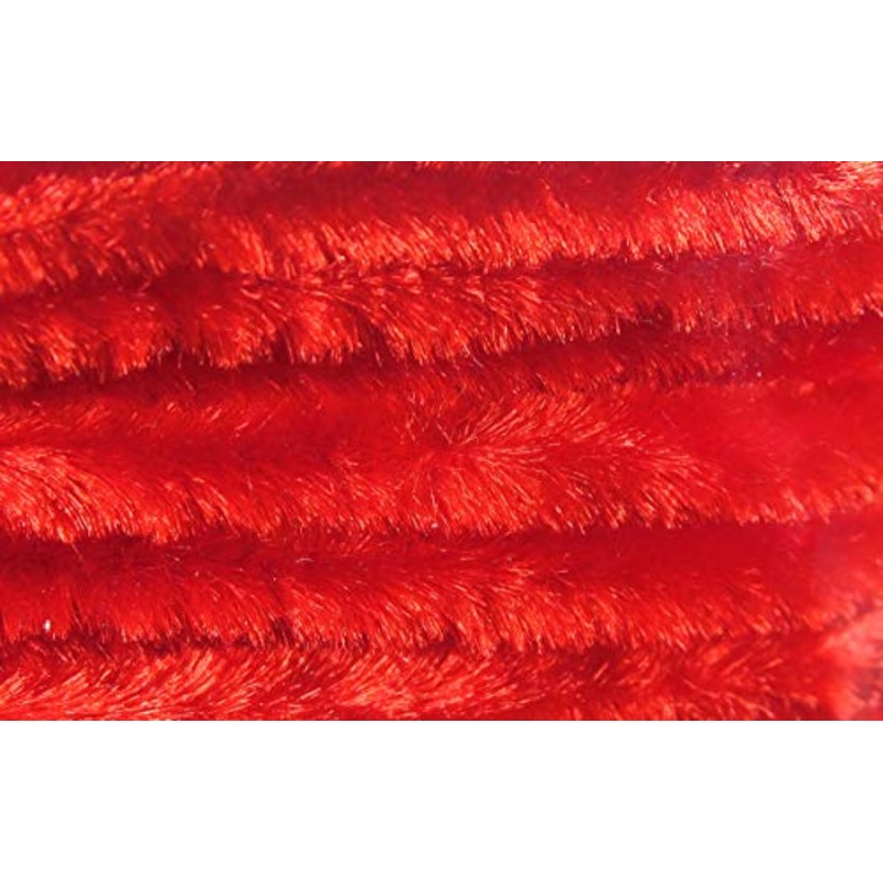 Hareline Carded Chenille Large Red