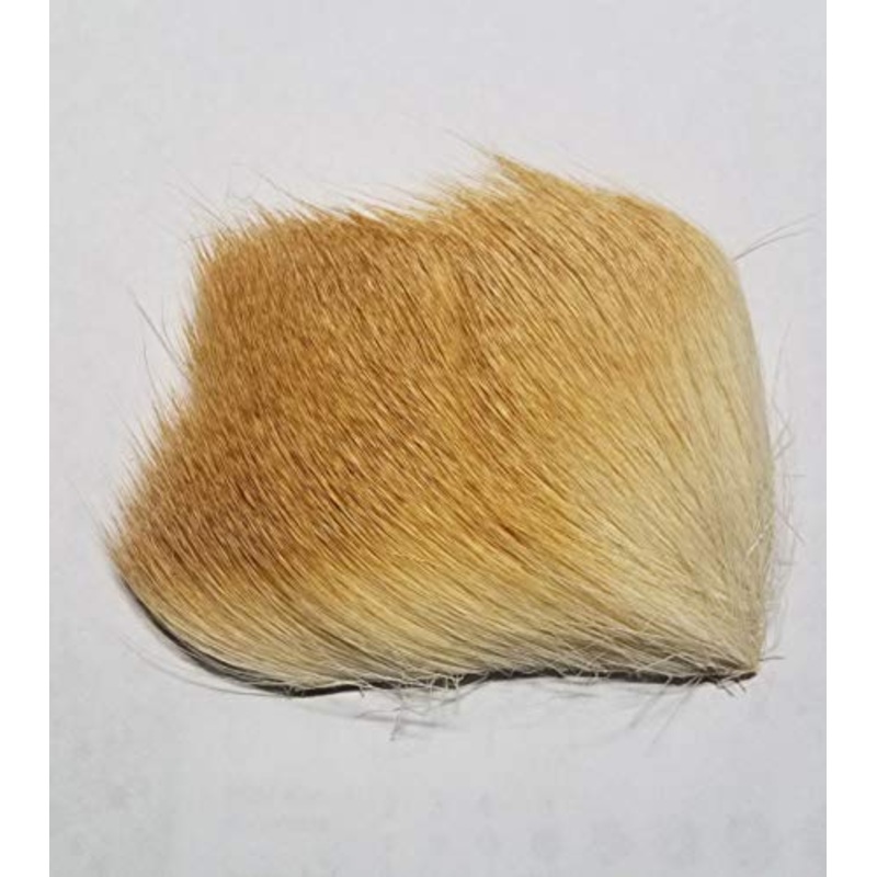 Hareline Coastal Blacktail Deer Body Hair Bleached