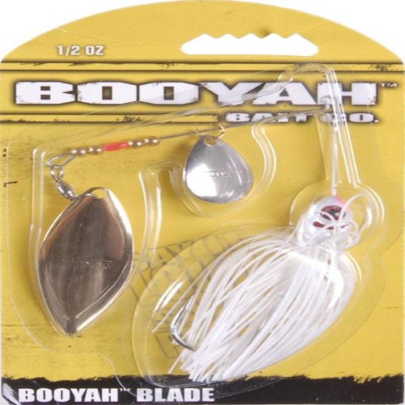 BYBT12-615 Booyah Tandem Spinner Bait 0.5 Oz. - Snow White