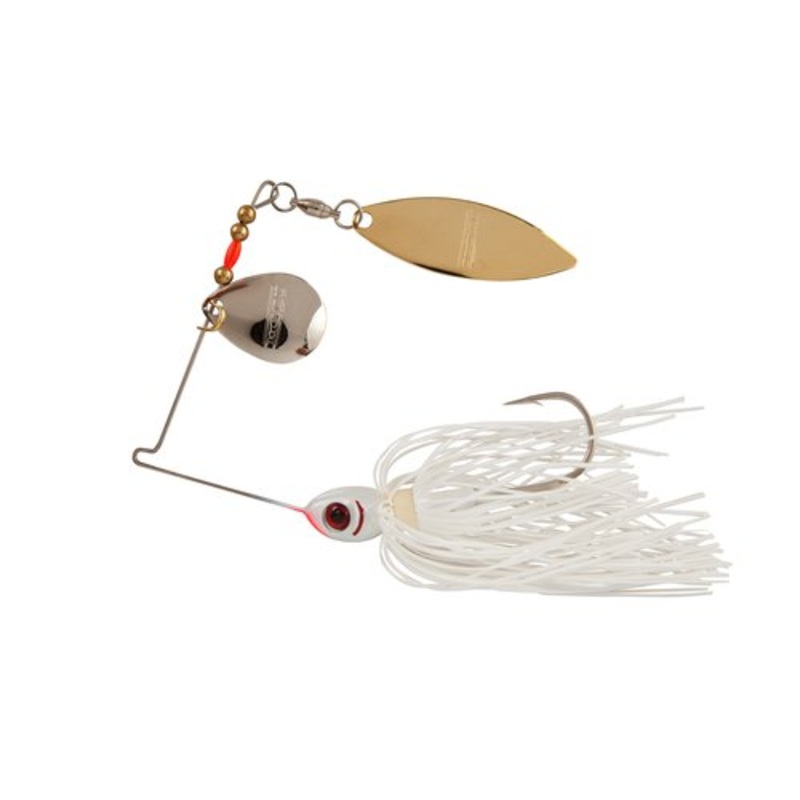 BYBT38-615 Booyah Tandem Spinner Bait 0.38 Oz. - Snow White