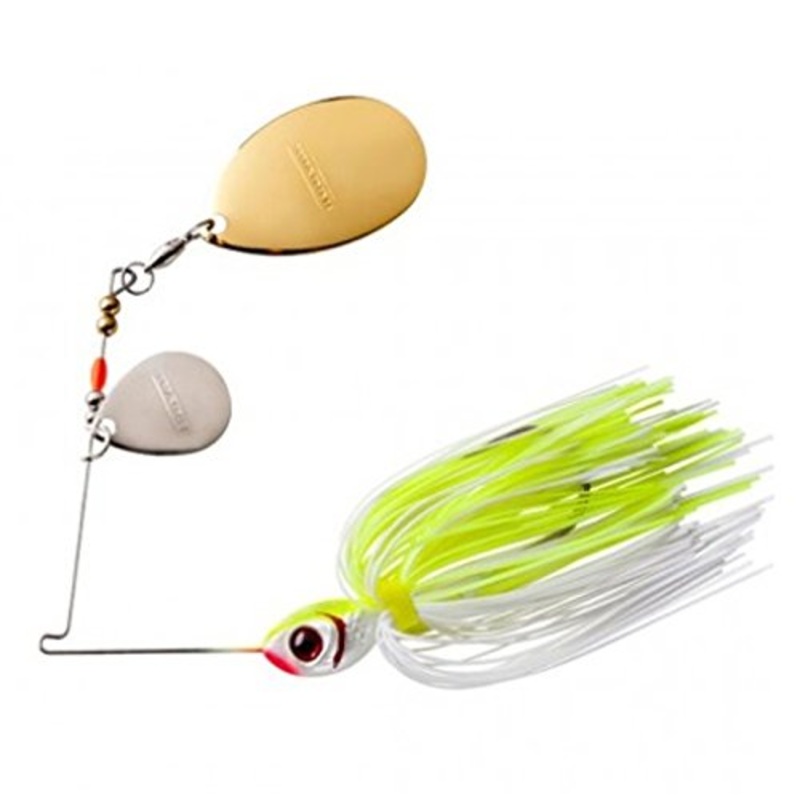 Colorado Indiana Spinnerbait 38 Oz White Chartreuse