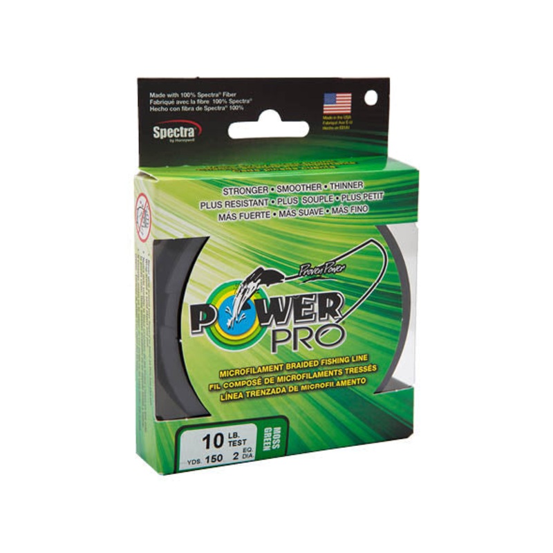 Power Pro 20lb 300yds Braided Spectra Fishing Line Moss Green