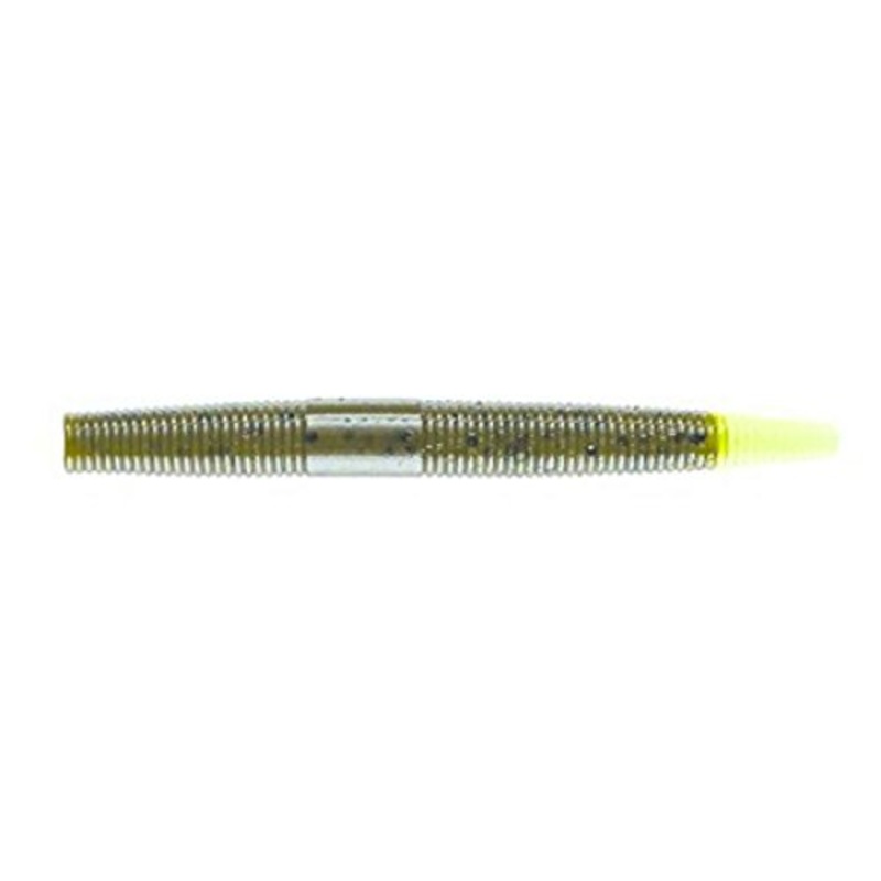 YUM Dinger Soft Bait Green Pumpkin/Chartreuse