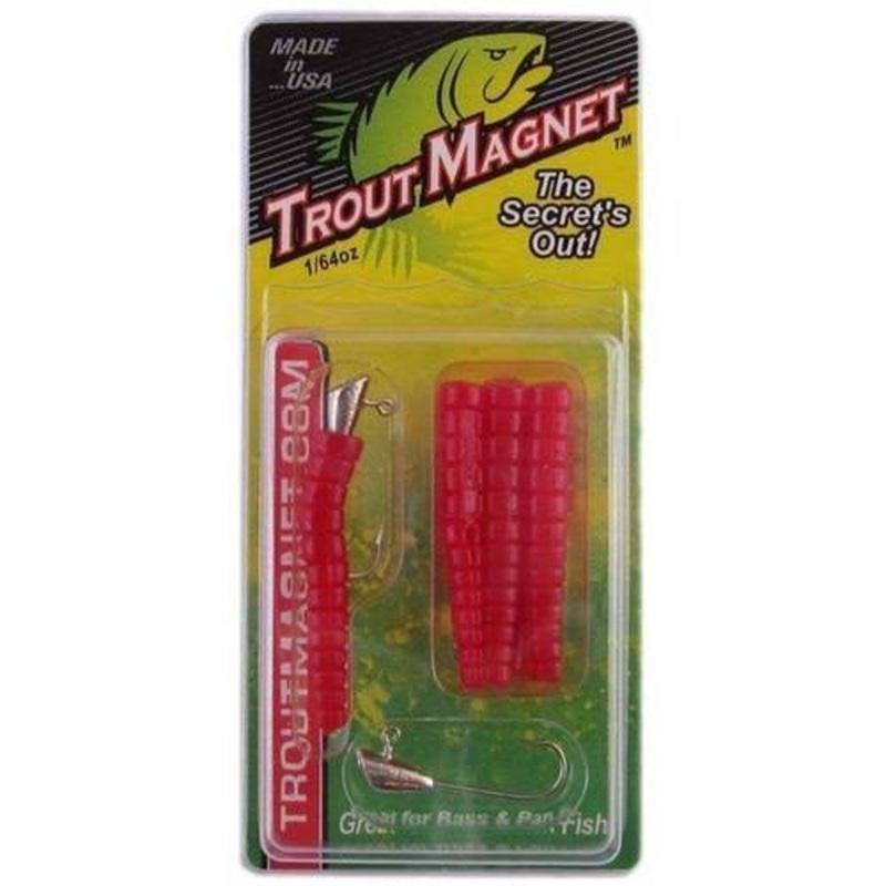 Leland's Trout Magnet Soft Bait Red