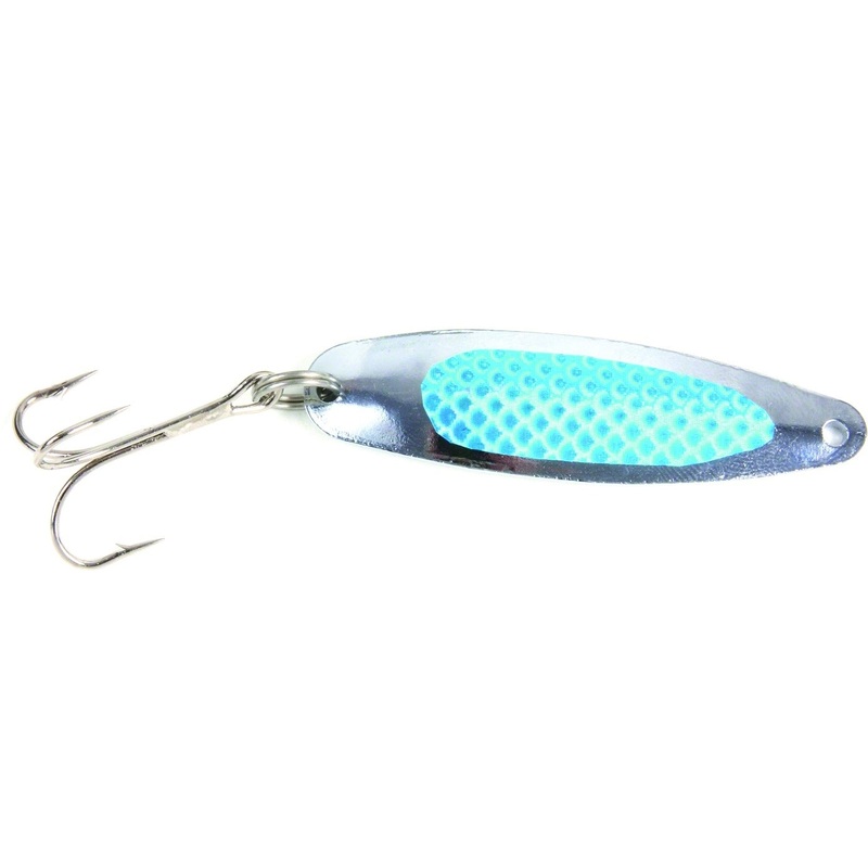 Nickel Prism Casting Spoon 1 12 Oz 3 38 Blue Prism