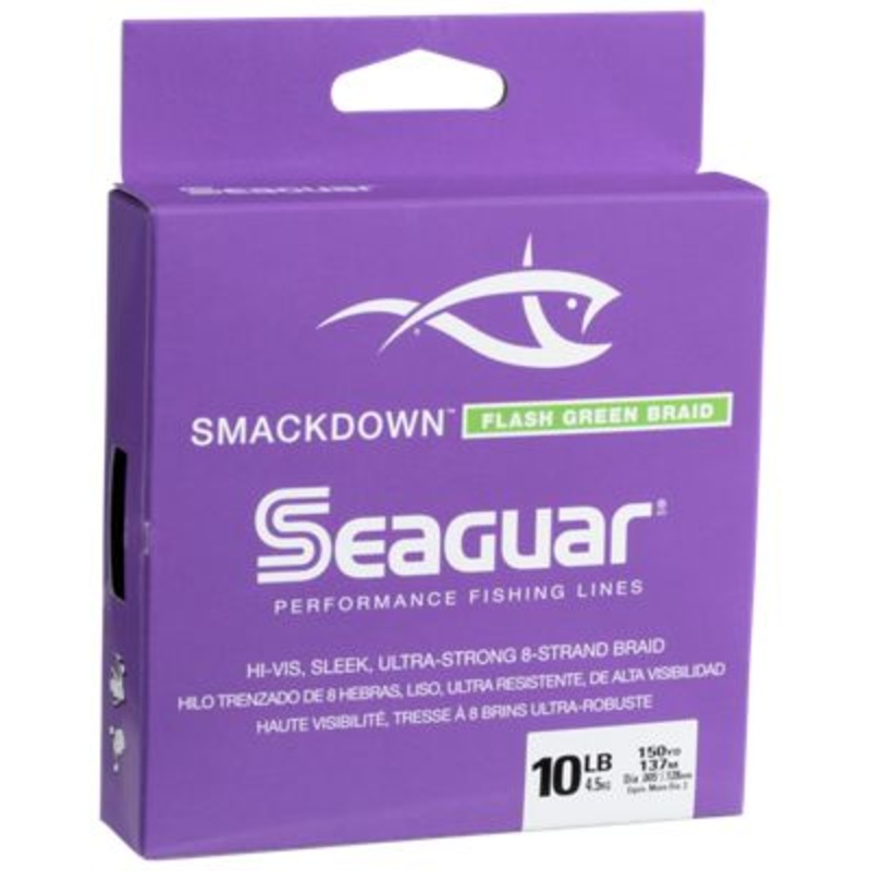 Seaguar Smackdown Braided Line - Flash Green - 50lb