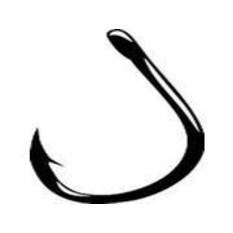 Live Bait Hook Size 6 Needle Point Ringed Eye Ns Black 8PKck
