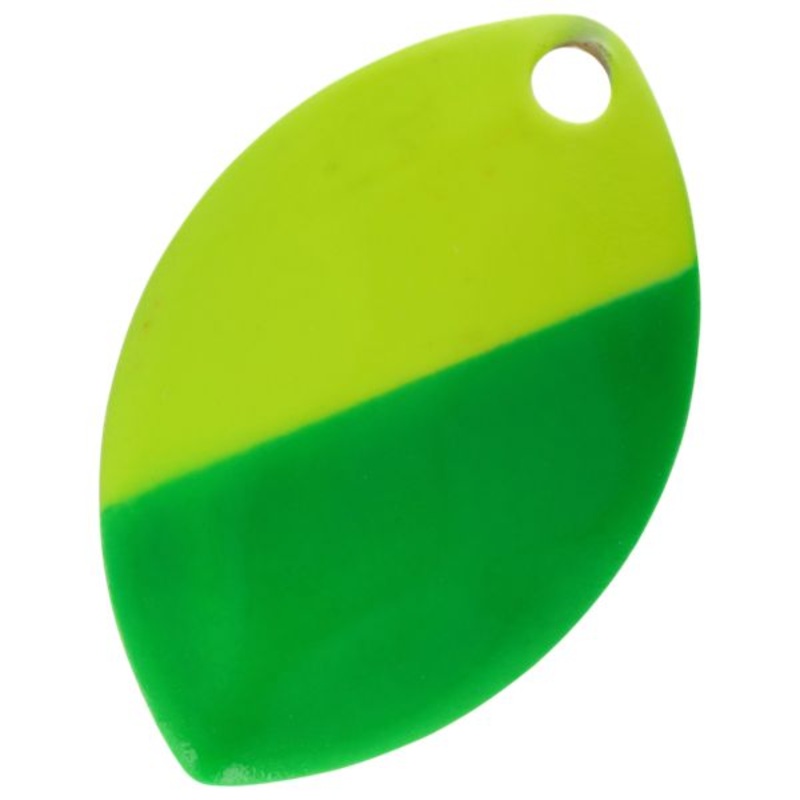Yakima Bait Mulkey Spinner Blades - 1-1/8 - Chartreuse/Fluorescent Green