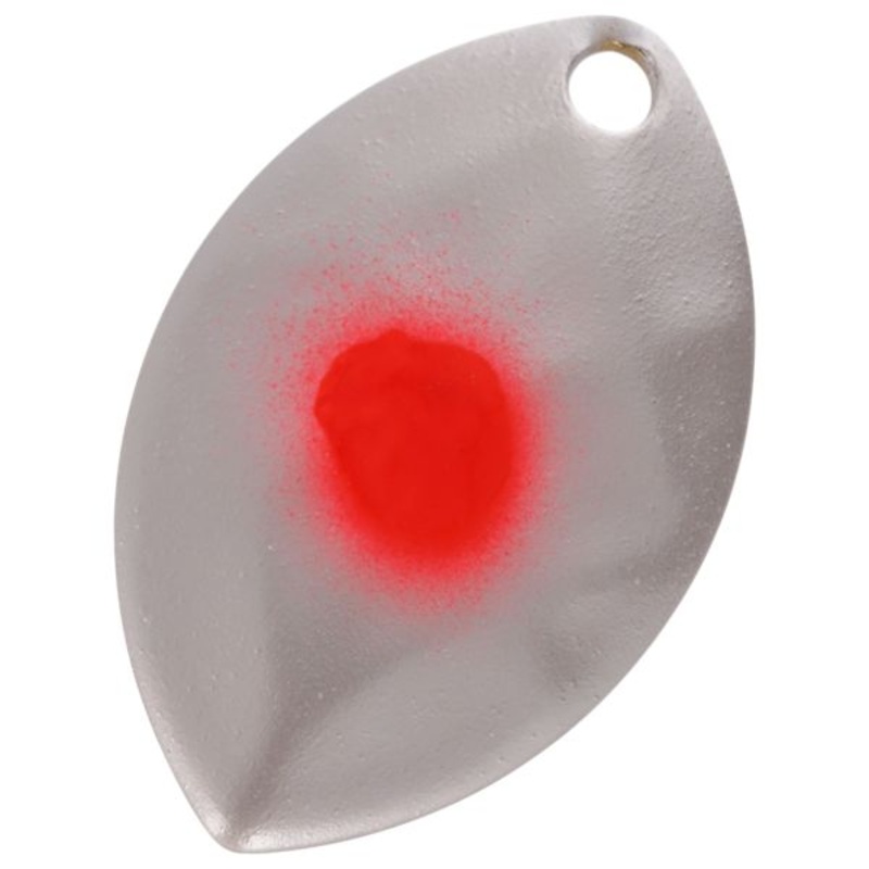 Yakima Bait Mulkey Spinner Blades - 1-1/8 - Pearl/Red Dot