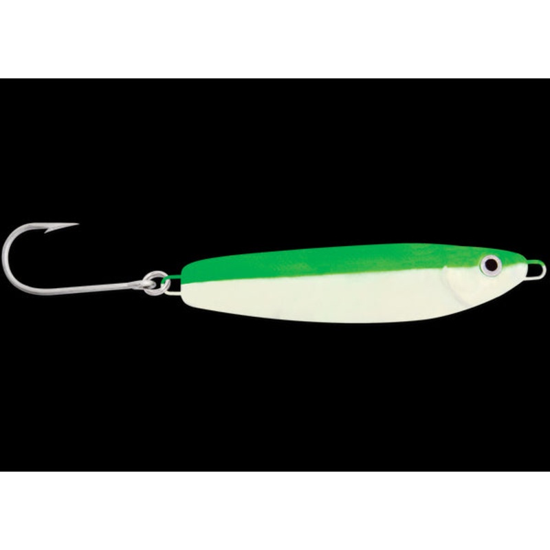 Luhr-Jensen Crippled Herring 112; 3; 1-1/2 Oz.; Glow/Fluorescent Green Back ZZZ