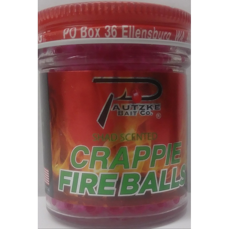 Pautzkes Bait Crappie Fire Balls Pink 135Oz