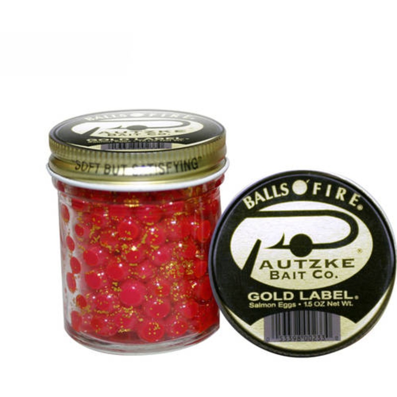 Pautzkes Bait Gold Label Balls O' Fire Salmon Eggs