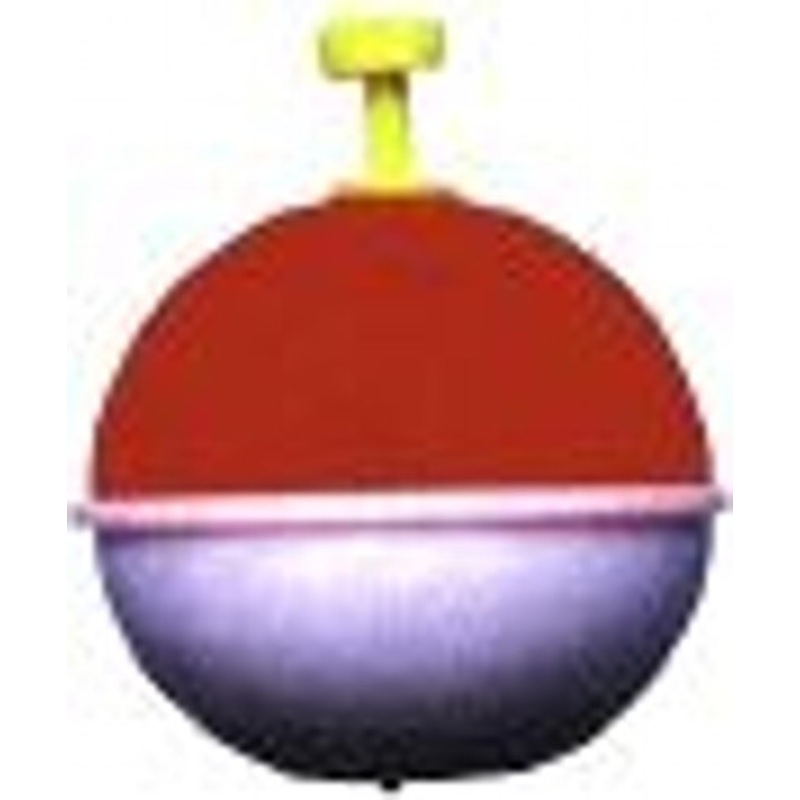 Comal Foam Float Round Snap on 1.25 Inch Red/ White 100 Pack SS125RW COMAL