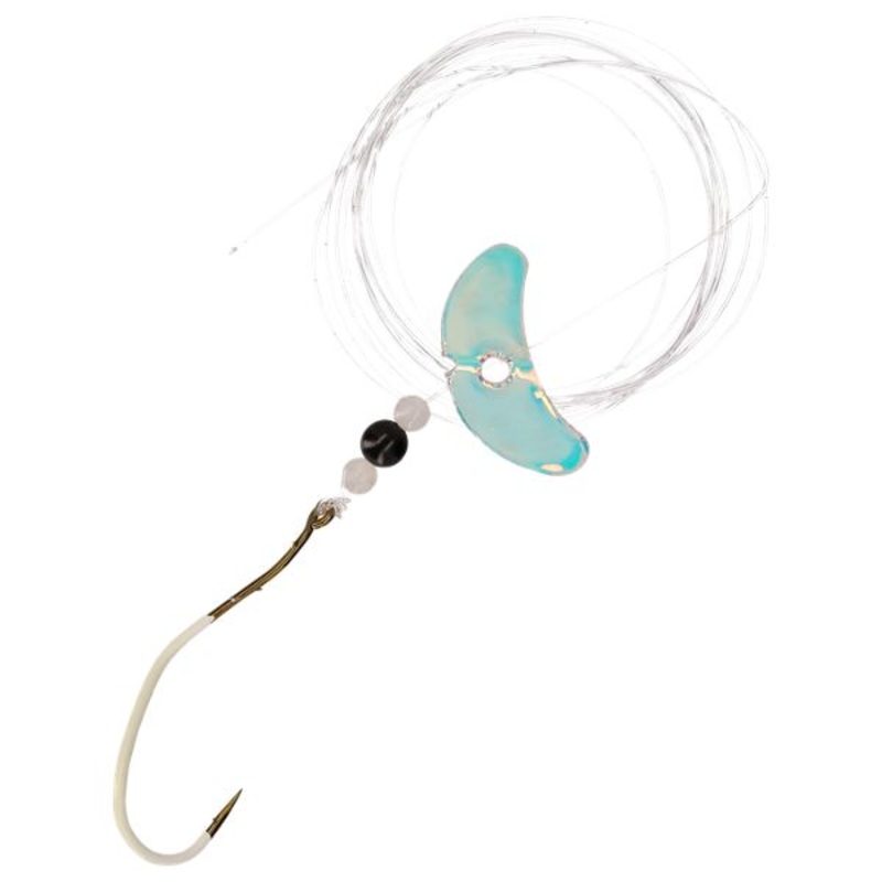Mack's Lures Smile Blade Slow Death Pro Hook - UV Glo Burst