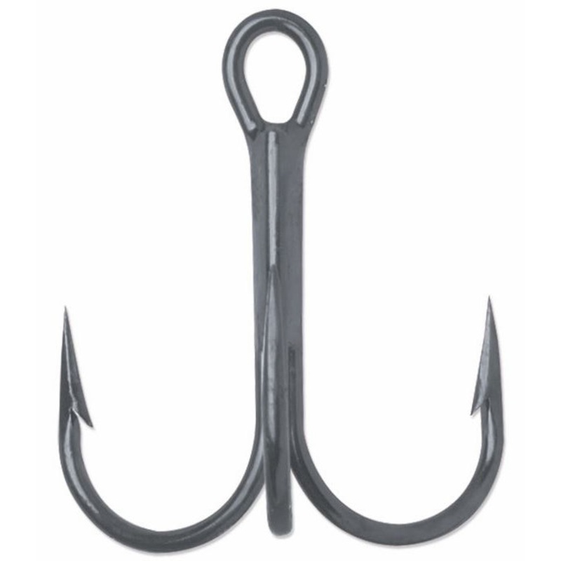 VMC 1X Round Bend Treble Hook - #6 - 7 Pack