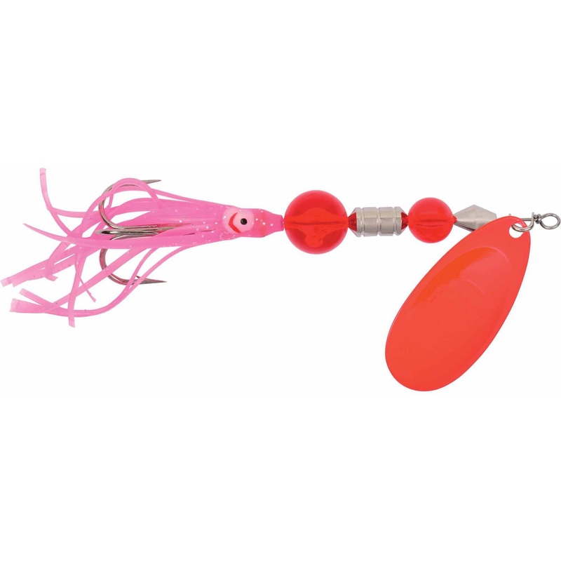 Yakima Bait Flash Glo Casting Spinner 5/8 Oz Fluorescent Red ZZZ