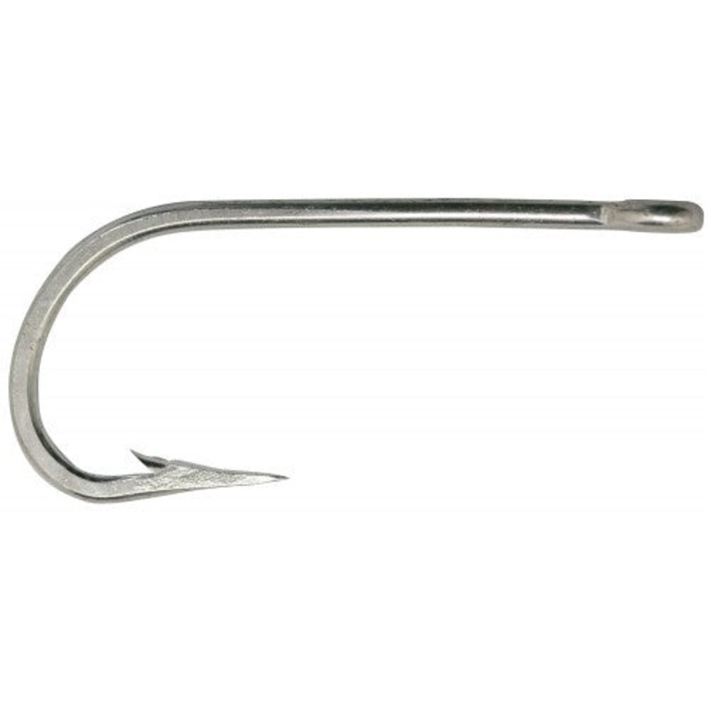 Classic O'Shaughnessy Hook Size 80 Forged Heavy Wire Ringed Eye Duratin 5PK