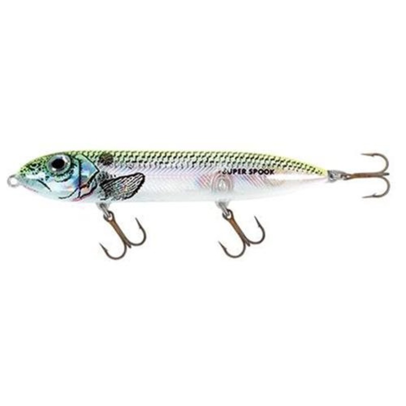 Heddon Super Spook X9256HOS 5 Topwater Bait Shad - Frsh Water Hard Baits