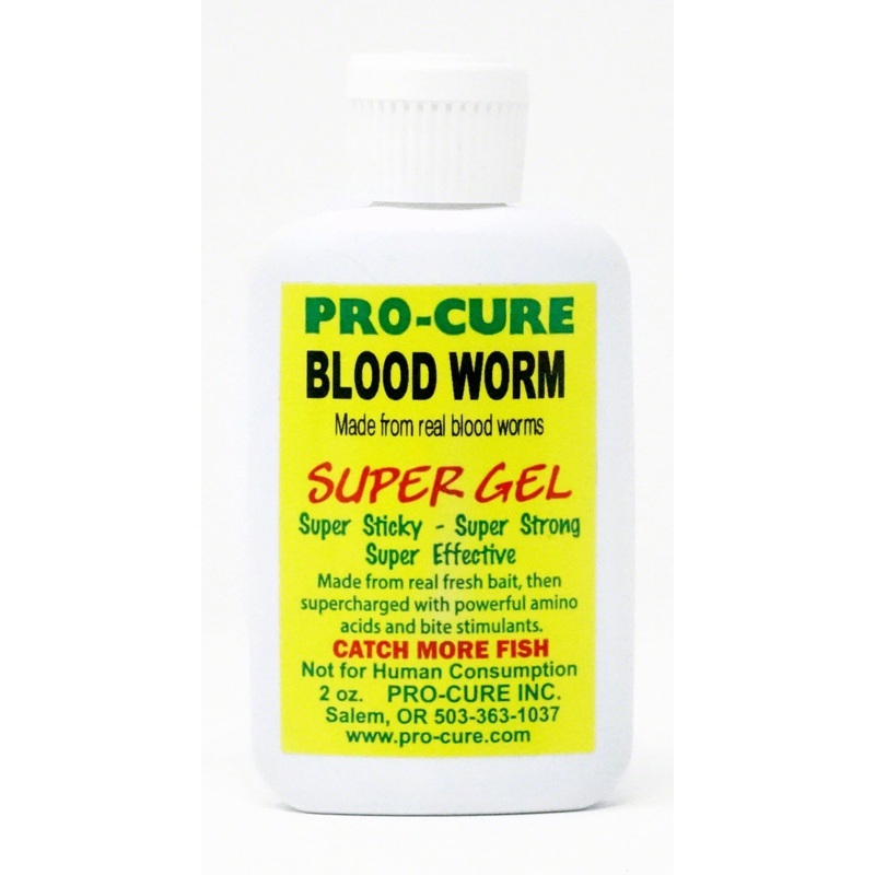 Pro-Cure Bait Super Gel - 2 Oz. Blood Worm