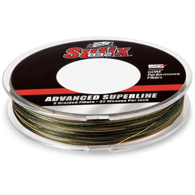 Sufix 832 Advanced Superline Camo; 30; 3500 Yd. Spools