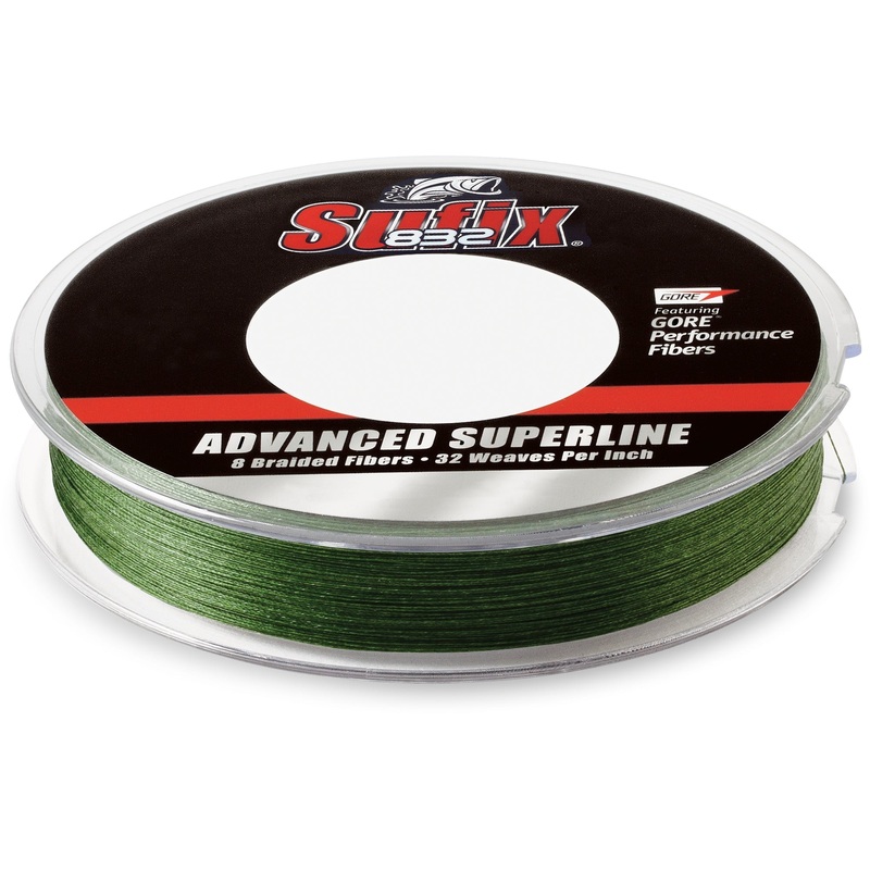 Sufix 832 Braid 65lb Line Low-Vis Green 3500 Yds 660-465G