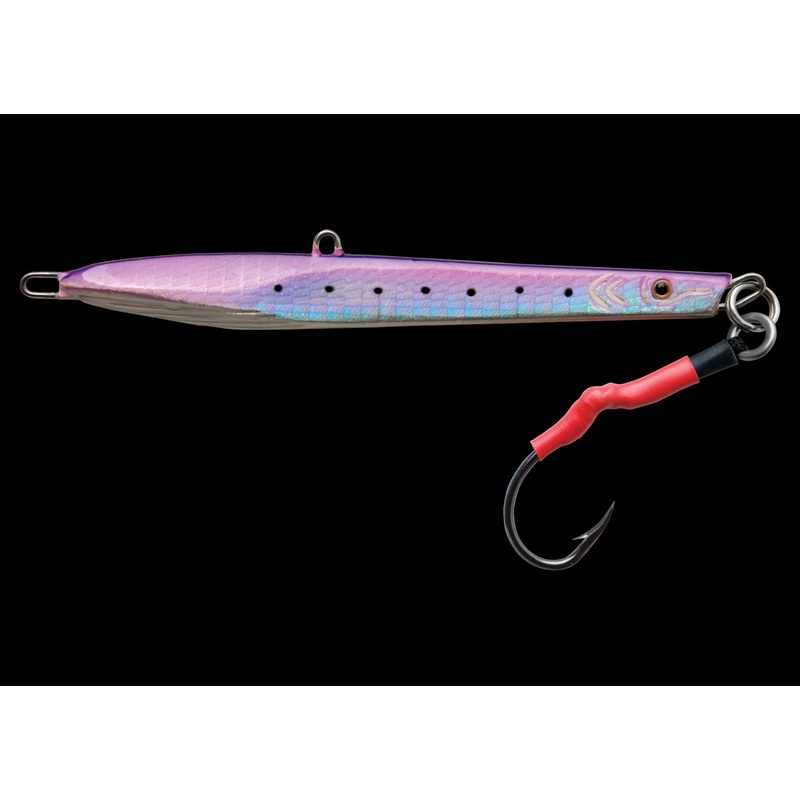 Asj100Prpl Abyss Speed Jig 6 12 3 12 Oz 70 Assist Hook Purple Sinking ZZZ