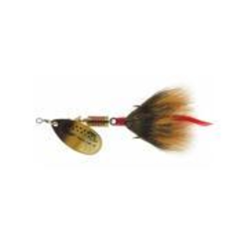 Mepps Aglia Dressed Spinner - 1/4 Oz. - Brown Trout Brown