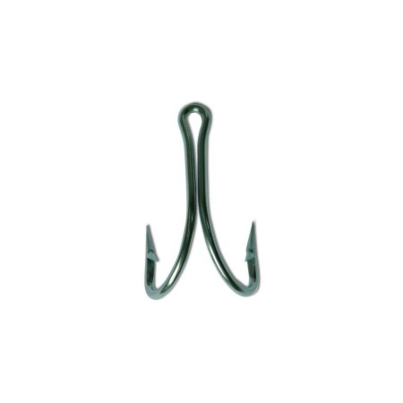 Mustad Double Hooks PB Sz8/0 Duratin Dublin Point Pack of 10  7982HS-SS-8/0-10