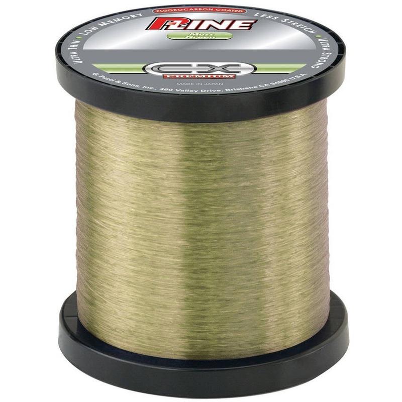 P-Line CX Premium F Fishing Line - 3000 Yards - Moss Green - 12 Lb.