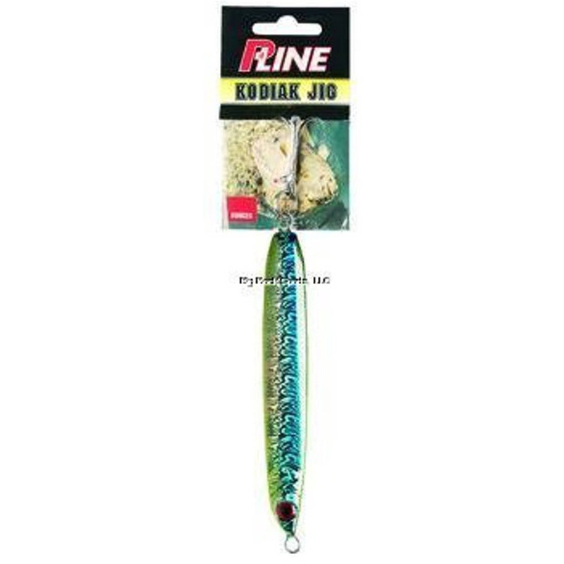 P-Line Kodiak Jig - 11 Oz. - Chartreuse Blue Chrome