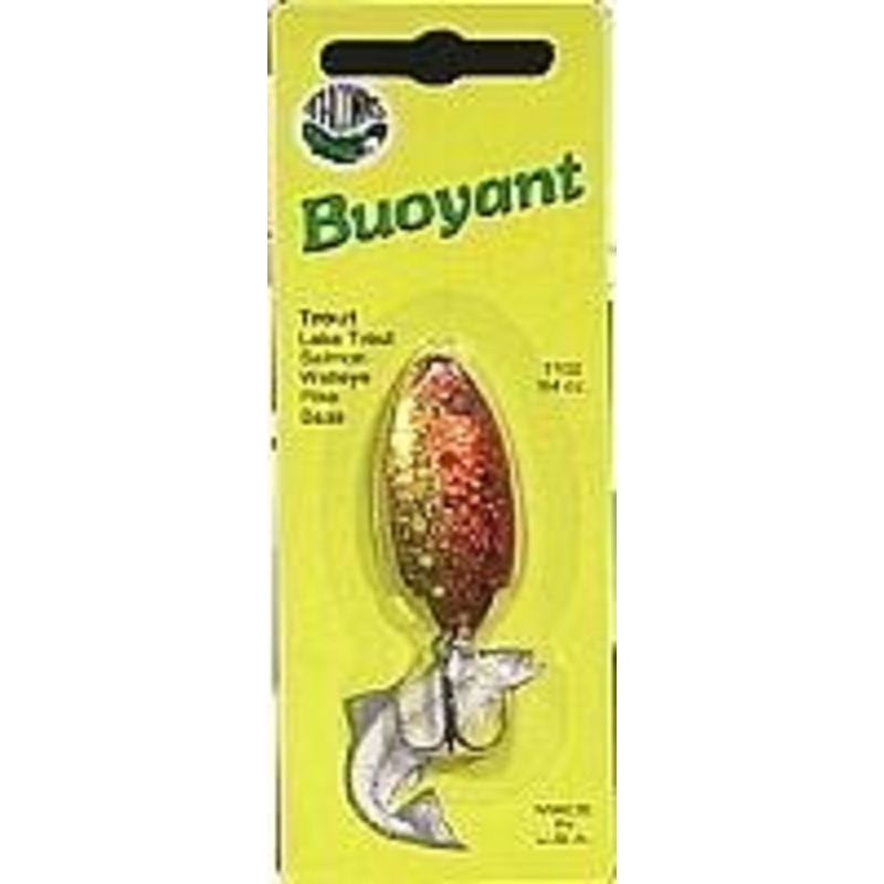 Thomas Lures Buoyant Minnow Spoon Gold/Red