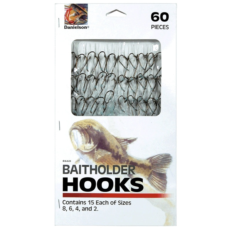 Danielson Snelled Baitholder Hooks Assortment