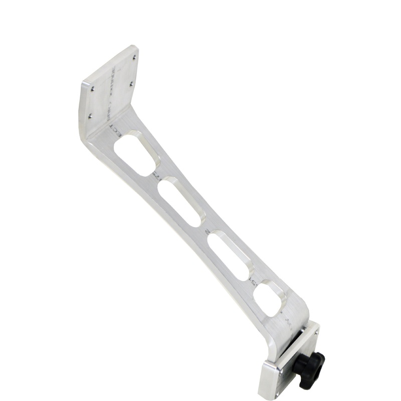 FishEng Products Aluminum 15 Bent Extreme Rod Extension & Base