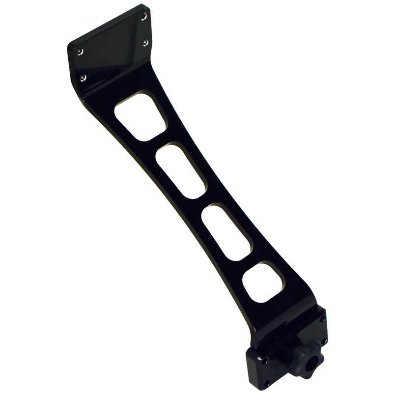 FishEng Products Powder Coated Aluminum 15 Bent Extreme Rod Extension & Base