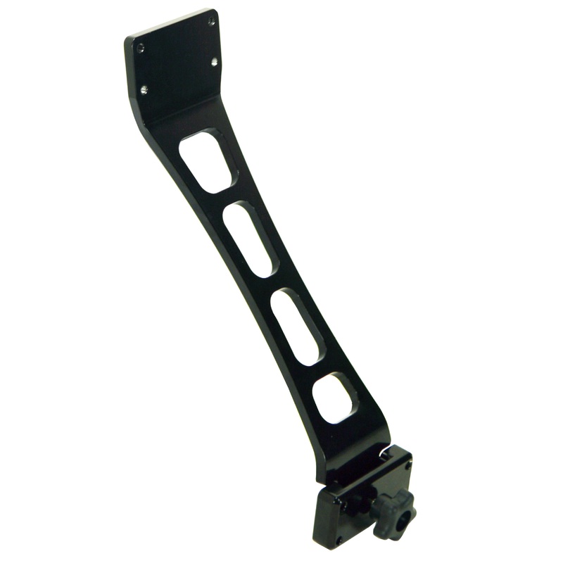 FishEng Products Powder Coated Aluminum 15 Bent Rod Extension & Base