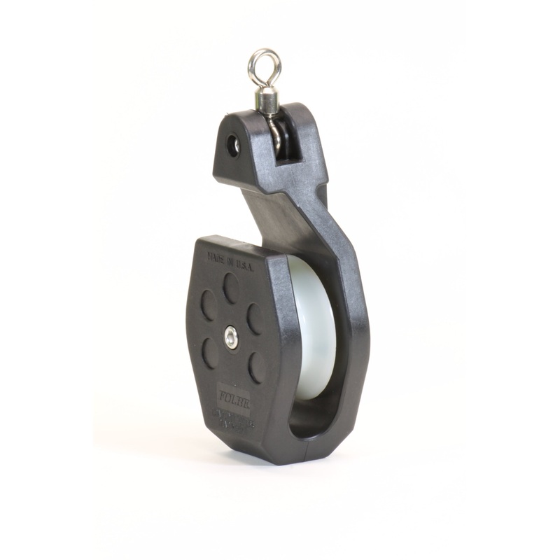 Folbe Open Block Pulley-Chain Or Swivel