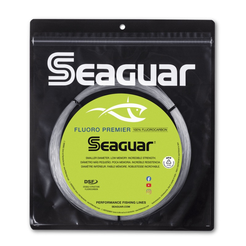 Seaguar Fluoro Premier 100% Fluorocarbon Big Game Leader Coils