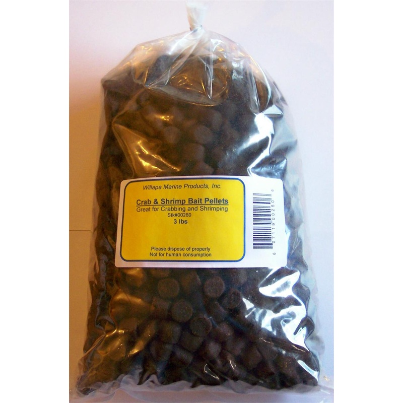 Willapa Marine Shrimp Crab & Crawfish Bait Pellets