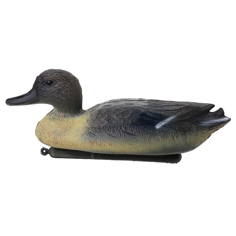 IVELECT Water Floating Lifelike Mallard Duck Decoy Drake Outdoor Fishing Hunting Decoy Accessories
