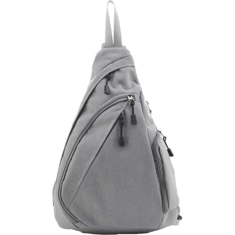 Jessie & James Peyton Sling Shoulder Concealed Carry Backpack Ccw Handbag Gray Amc5819 Gy