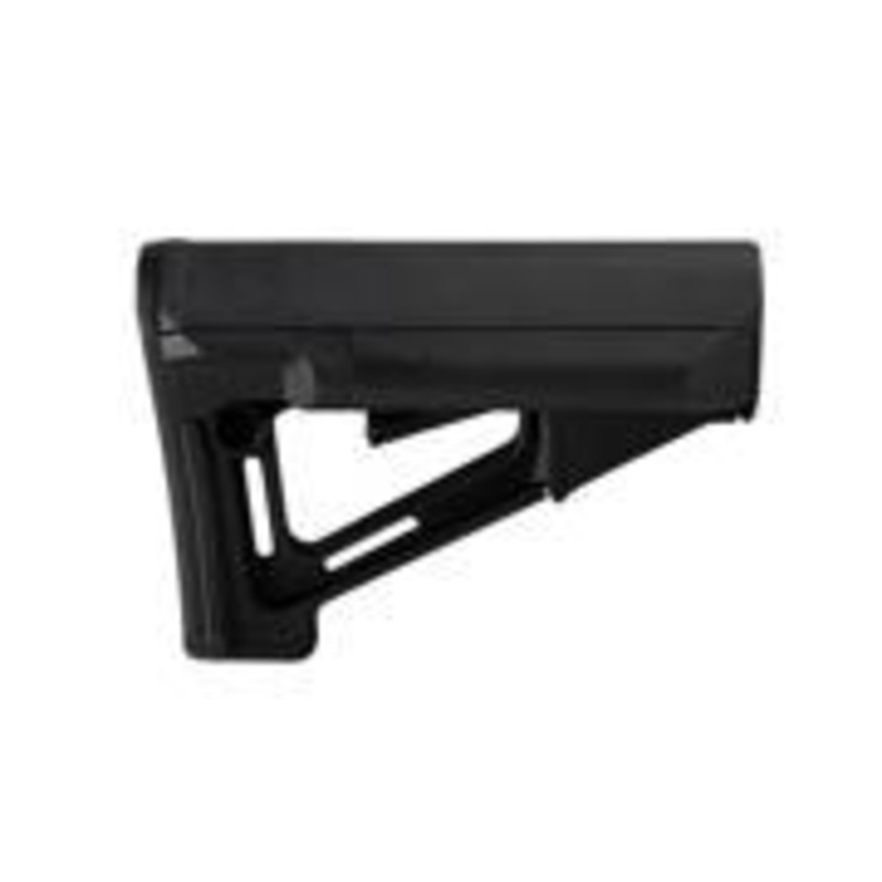 Magpul Industries Str Rifle Stock W/Storage Fits Ar-15/M4 Mil-Spec Black Mag470Blk