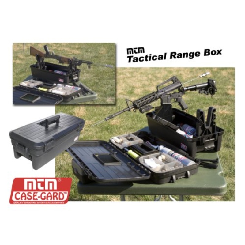 Mtm Trb40 Tactical Range Box For Regular & Tactical Rifle Black