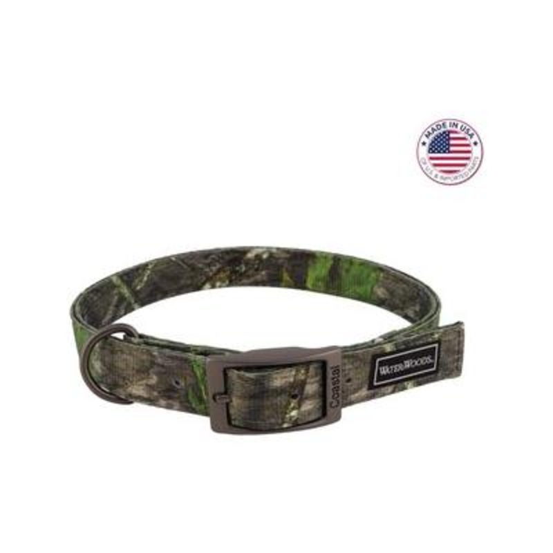 Water & Woods Double-Ply Patterned Hound Dog Collar Nwtf Obsession Large: 22-In Neck 1-In Wide